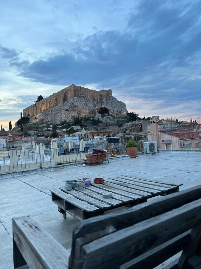 Plaka With Acropolis Rooftop View Access Atenas Exterior foto